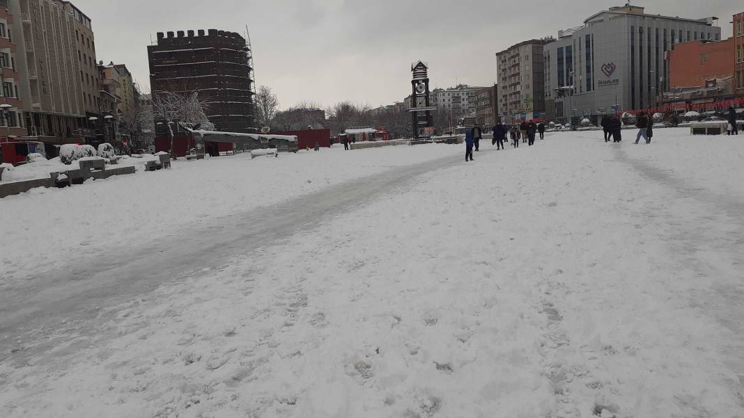 Diyarbakır’da kartpostallık kar manzaraları 31