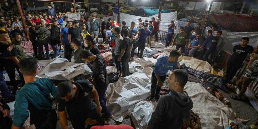 Gazze’de insanlığı utandıran fotoğraflar 7