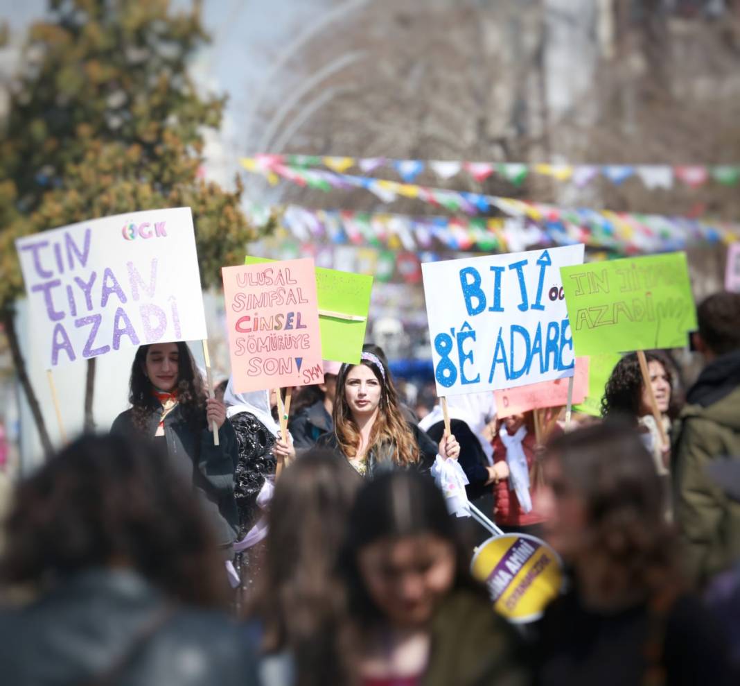 Diyarbakır mitingi ve kadın portreleri 5