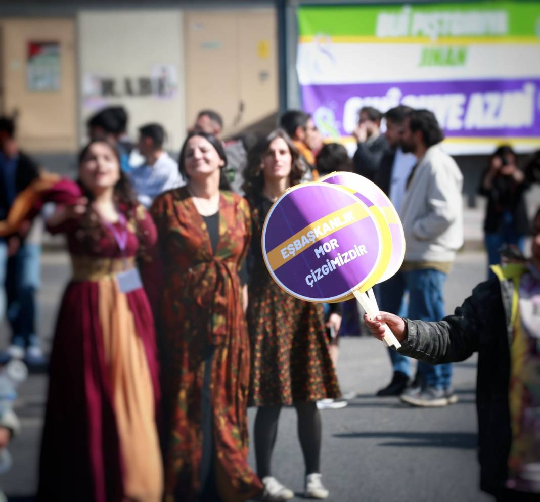 Diyarbakır mitingi ve kadın portreleri 8