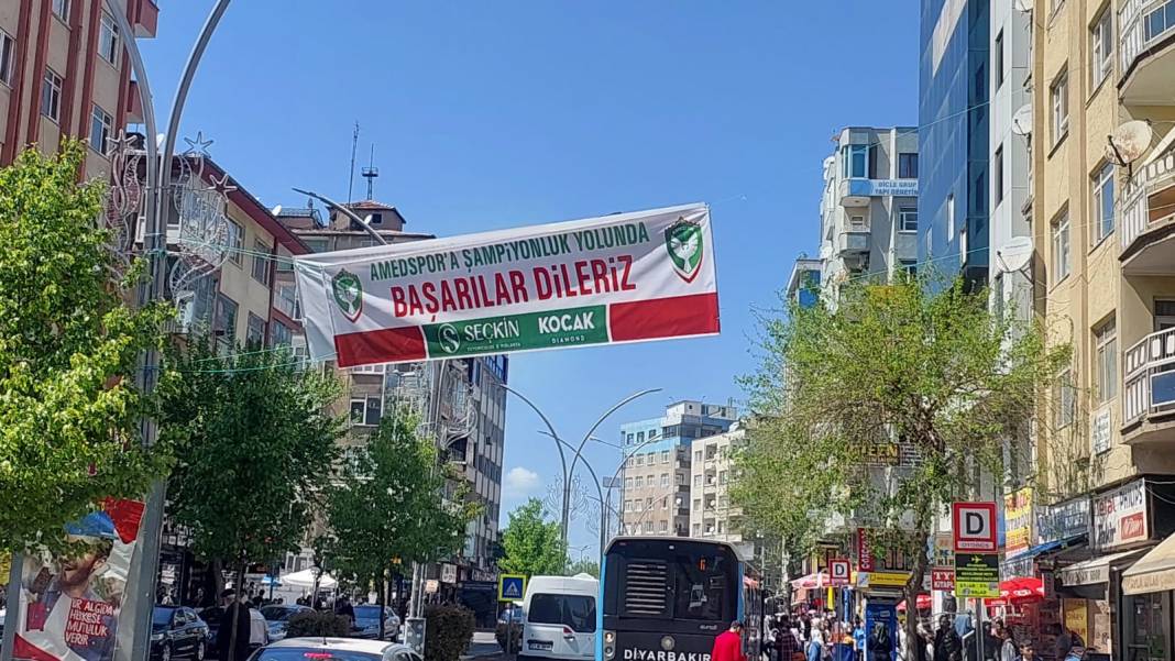 Diyarbakır, yeşil-kırmızı bayraklarla donatıldı 9