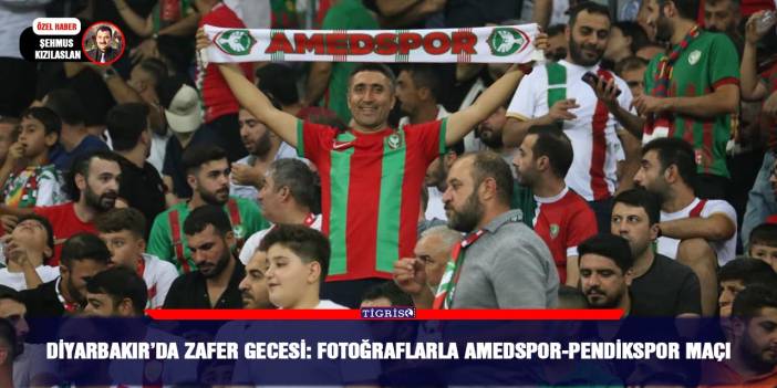 Diyarbakır’da zafer gecesi: Fotoğraflarla Amedspor-Pendikspor maçı