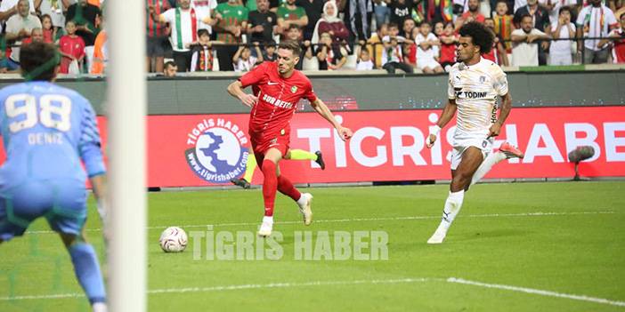 Amedspor ilk yarıyı 1-0 önde kapattı