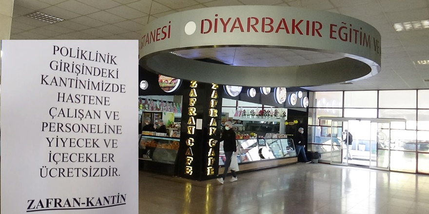Hastane kantininden örnek davranış