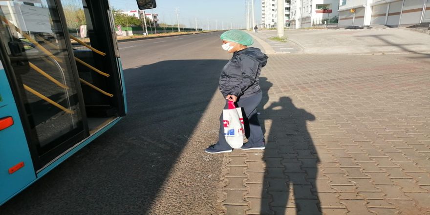 Diyarbakır’da 129 otobüs kısıtlamadan muaf olan vatandaşları taşıyacak