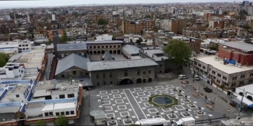 VİDEO - Diyarbakır'da sokaklar kısıtlamanın ikinci gününde de boş kaldı