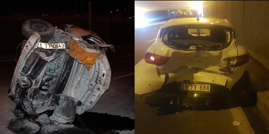 Diyarbakır’da iki ayrı kaza: 6 yaralı