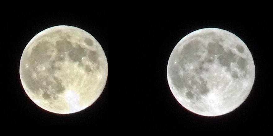 Süper ay görsel şölen yarattı