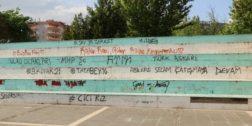 Diyarbakır’daki 'duvar yazıları' Meclis’e taşındı