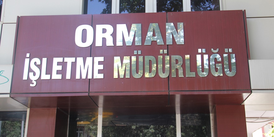 Diyarbakır Orman İşletme Müdürlüğünden ilan duyurusu