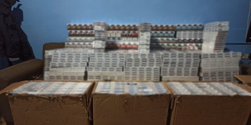 Hakkari’de 5 bin 700 paket kaçak sigara ele geçirildi