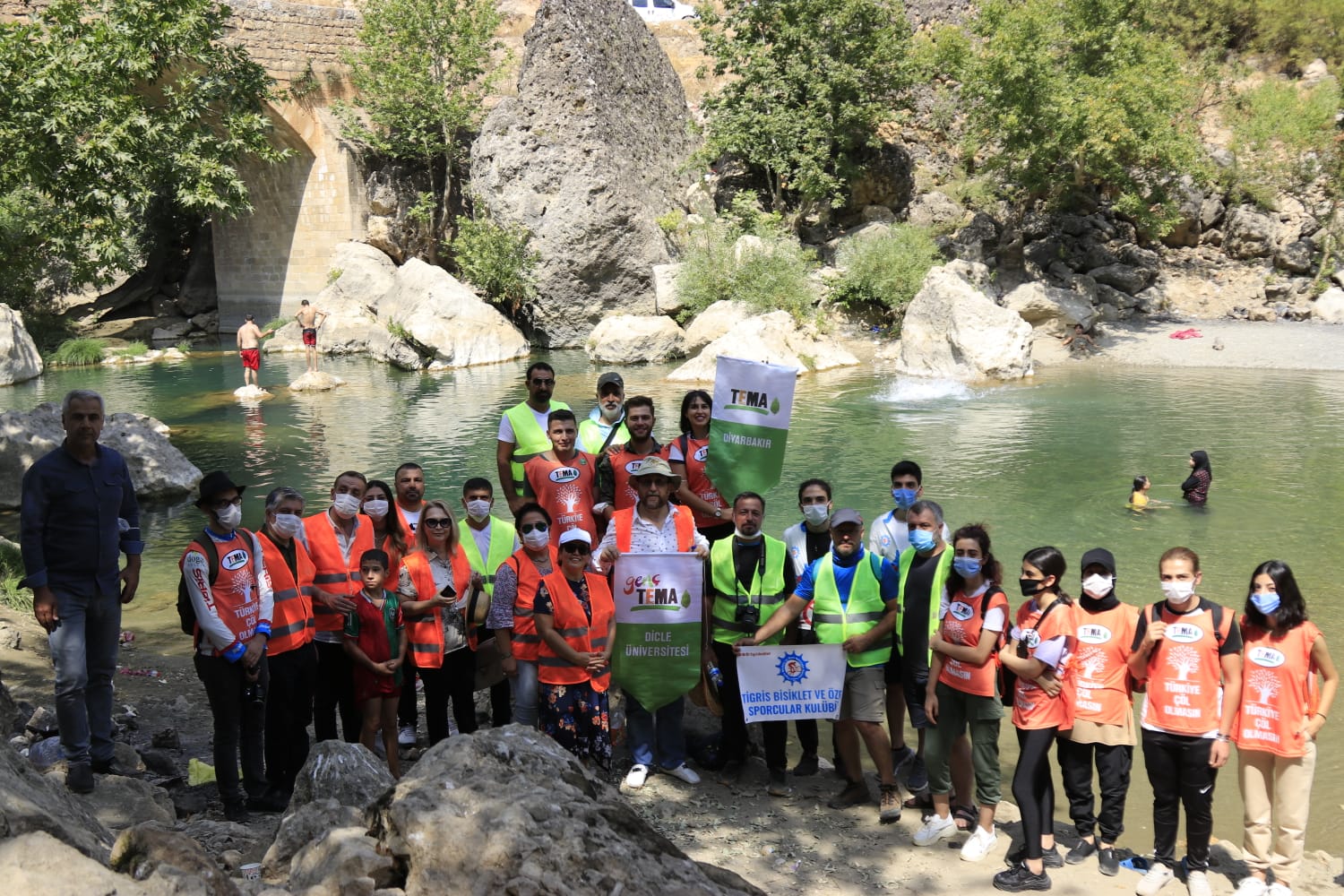 Diyarbakır’ın saklı cennetinde temizlik kampanyası başlatıldı