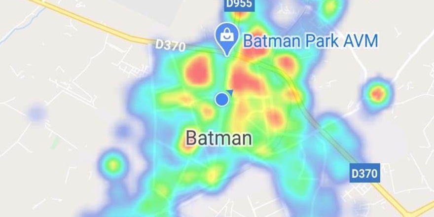 Batman’da 'kırmızı' harita 'yeşile' büründü