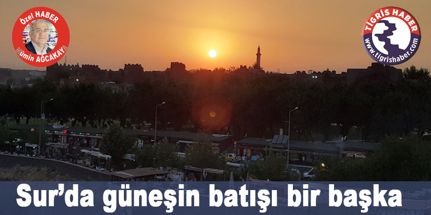 VİDEO - Sur’da güneşin batışı bir başka