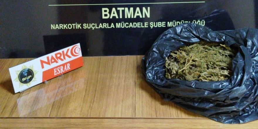 Batman’da uyuşturucu operasyonu
