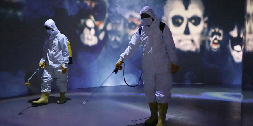 Göbeklitepe’de dezenfeksiyon çalışması