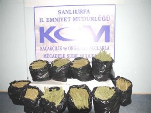 Şanlıurfa'da uyuşturucu operasyonu