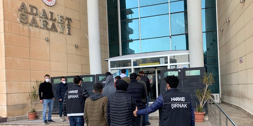 Cizre’de uyuşturucudan 7 tutuklama