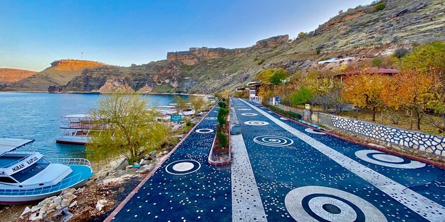 Eğil barajı ziyaretçilerini bekliyor