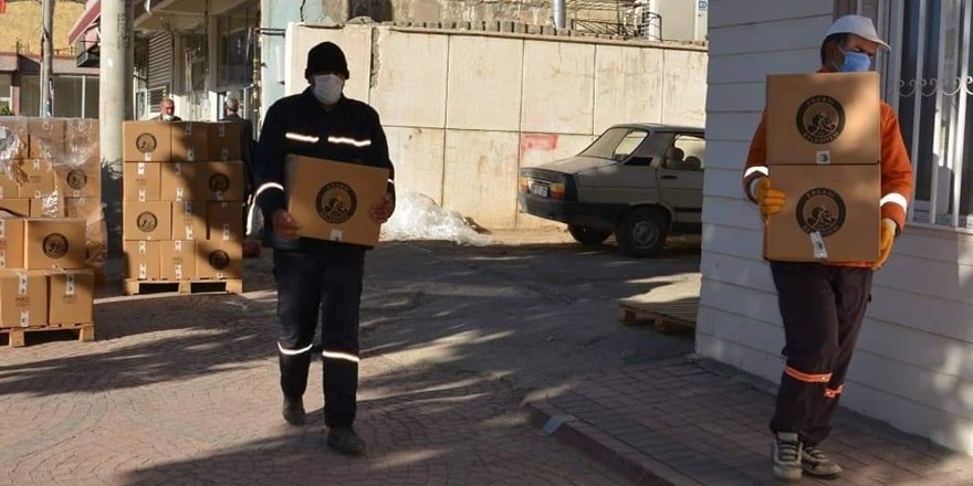 Ergani Belediyesi’nde taziye paketi uygulaması