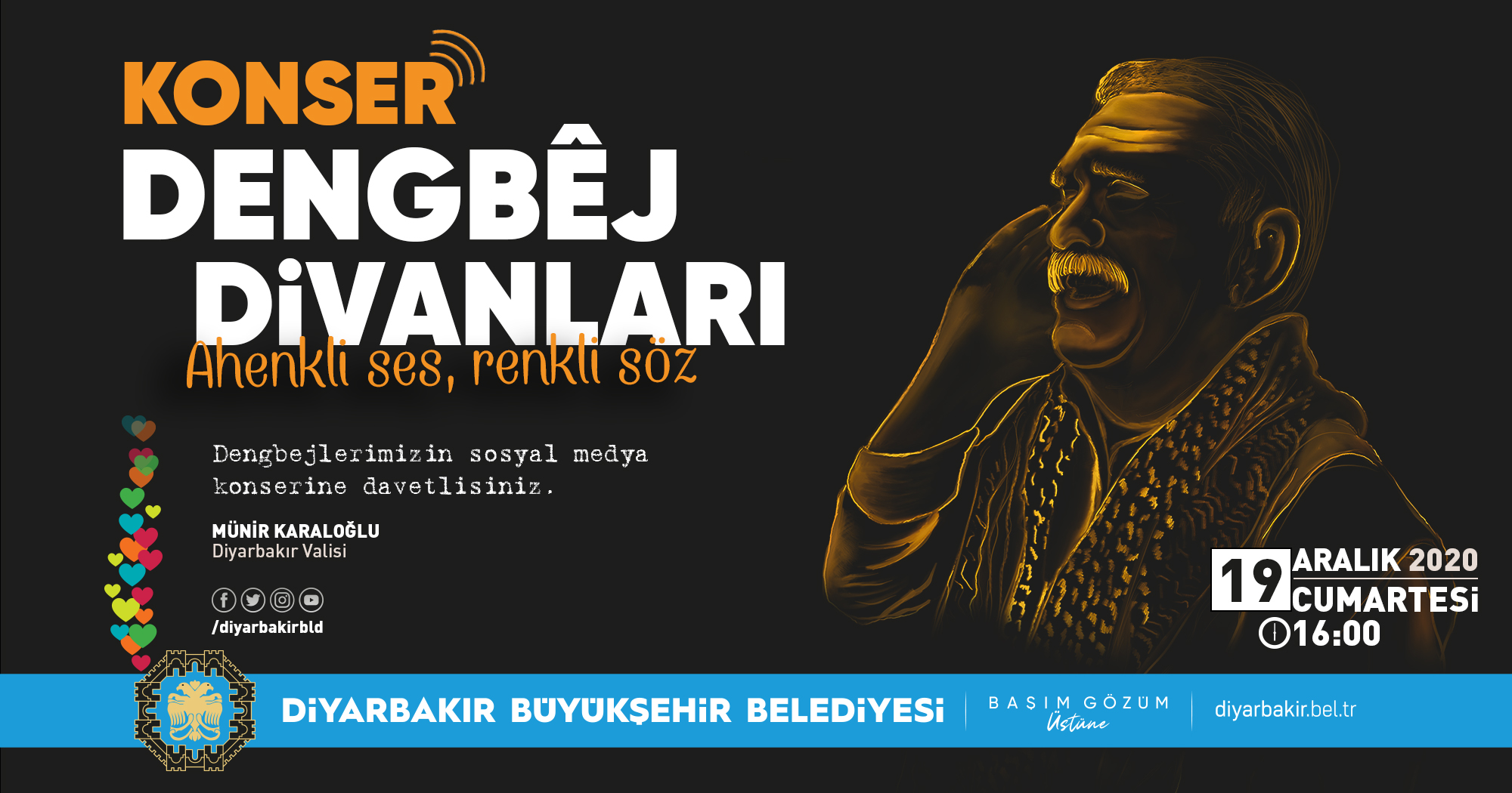 Büyükşehir Belediyesi dengbej dinletisi verecek