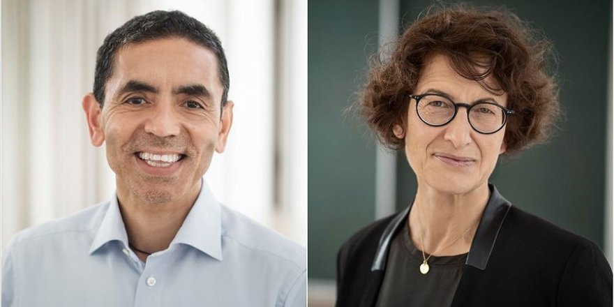 Financial Times'ın 'Yılın Kişisi Ödülü' Kovid-19 aşısını bulan Şahin ve Türeci'nin