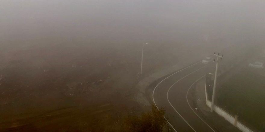 Diyarbakır güne sisle uyandı