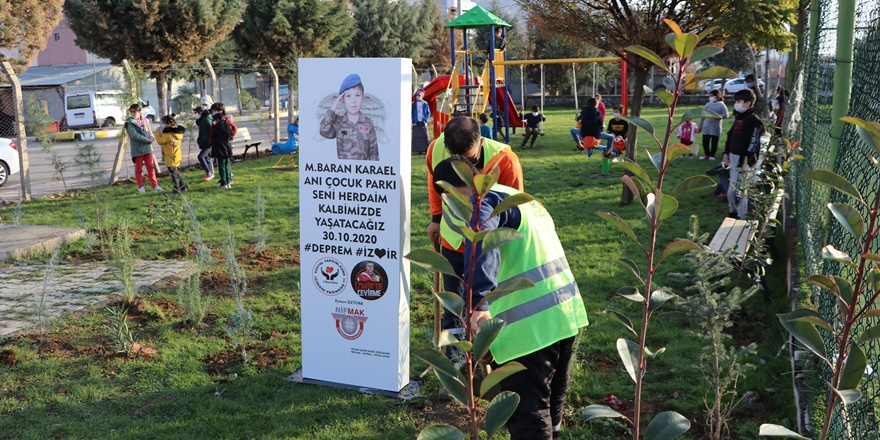 İzmir'deki depremde hayatını kaybeden Baran'ın ismi Diyarbakır'da yaşatılacak