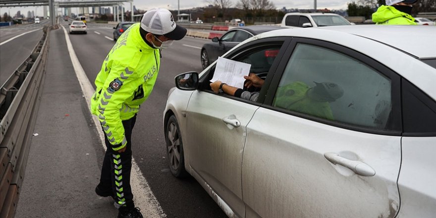 Son bir haftada kısıtlamaya uymayan 38 bin 874 kişi hakkında işlem