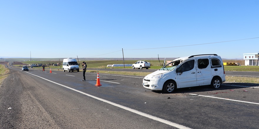 Diyarbakır'da trafik kazası: 4 yaralı