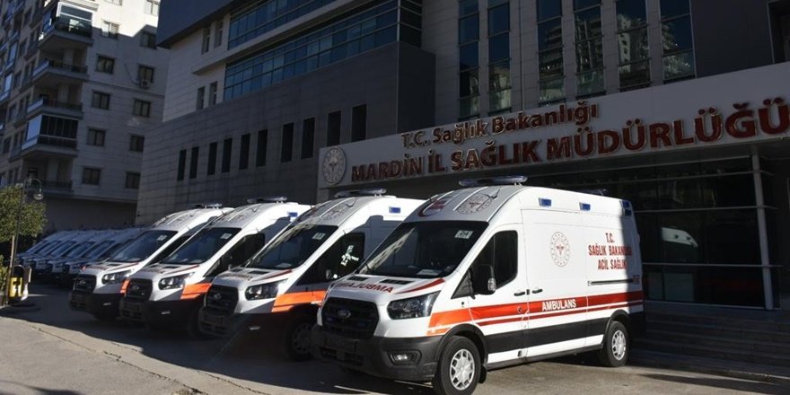 Mardin’de 10 yeni ambulans hizmette