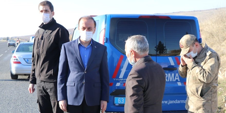 Şanlıurfa Valisi olay yerinde incelemede bulundu