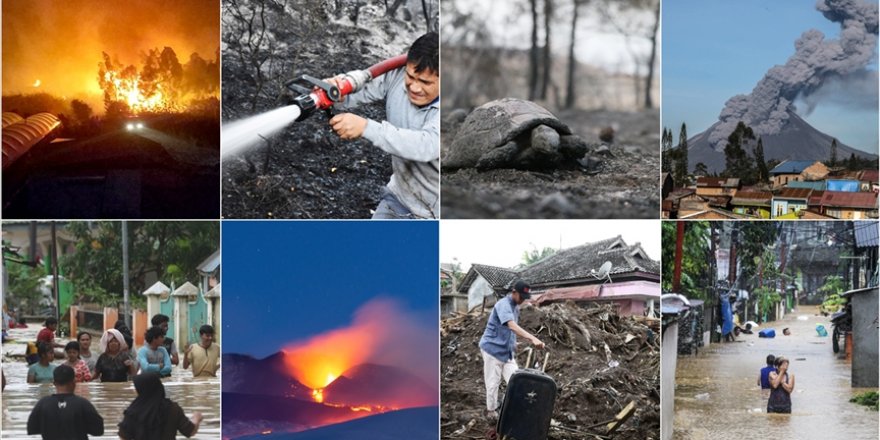 2020'de dünya doğal afetlerle sarsıldı