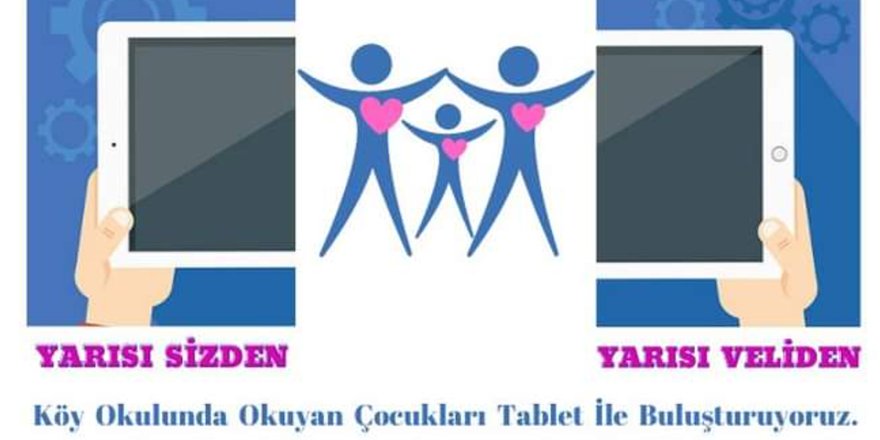 Diyarbakır'da 'Yarısı sizden, yarısı veliden' tablet kampanyası