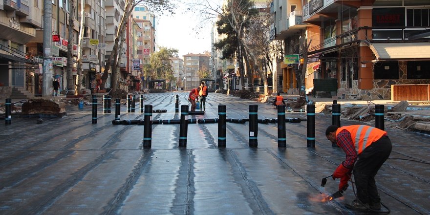 Sanat Sokağı’ndaki çalışmalar hız kesmeden sürüyor