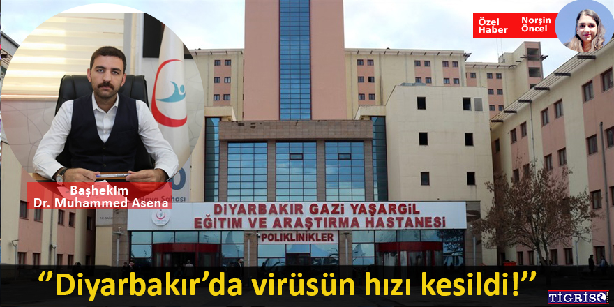 Diyarbakır'da virüsün hızı kesildi!