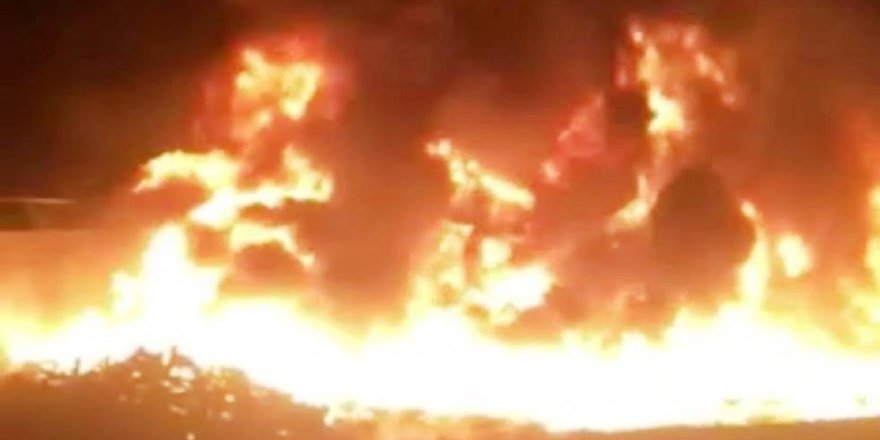Diyarbakır’da tarladaki yangın paniğe neden oldu
