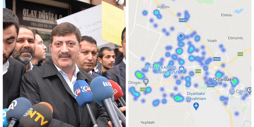 Diyarbakır için uyarı: Mavi harita kızıl renge dönmesin