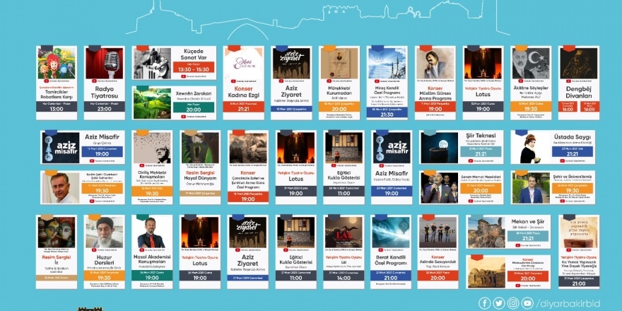 Diyarbakır’da 'Mart Kapıdan Baktırır Şarkı, Türkü Yaktırır' etkinliği