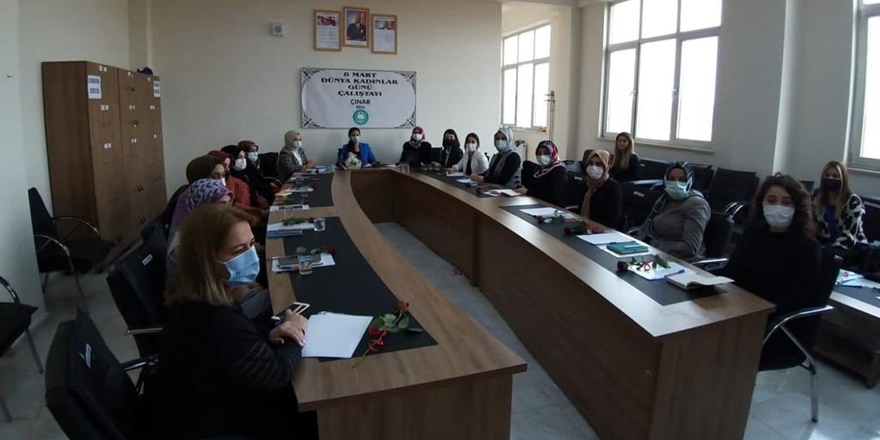 Çınar'da Kadınlar Günü çalıştayı