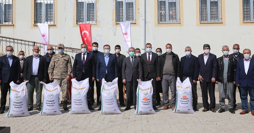 Diyarbakırlı çiftçilere fig tohumu desteği