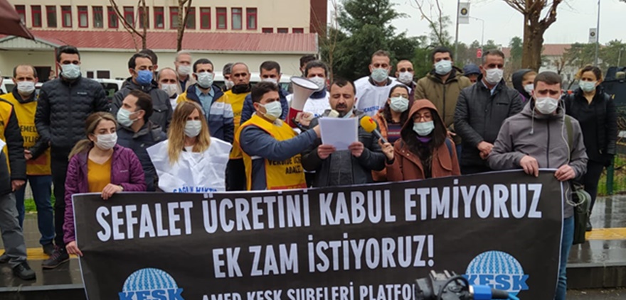 Diyarbakır’da yüzde 3’lük maaş zammına tepki