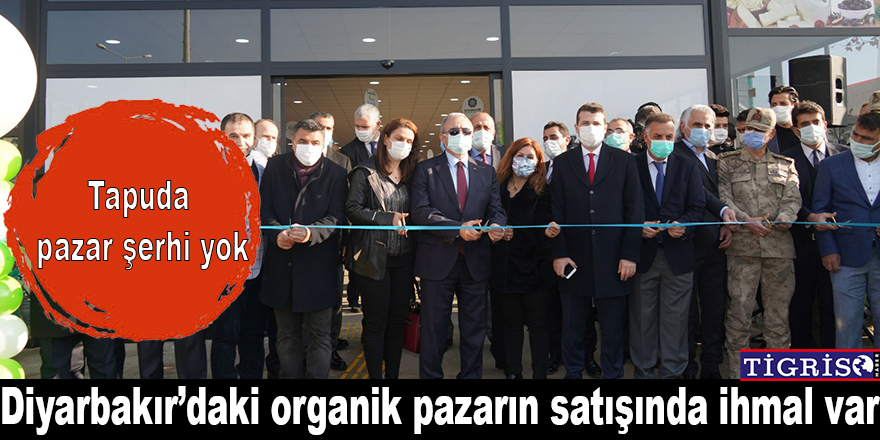 Diyarbakır’daki organik pazarın satışında ihmal var