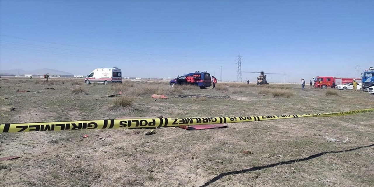 Konya'da askeri uçak düştü: 1 şehit