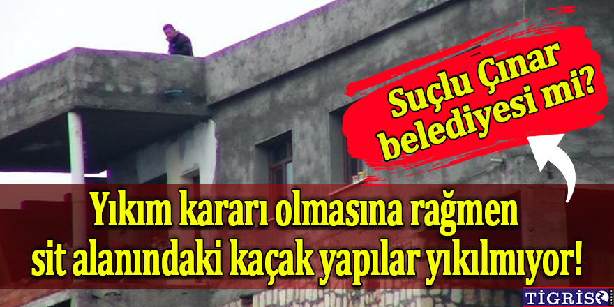 Suçlu Çınar belediyesi mi?