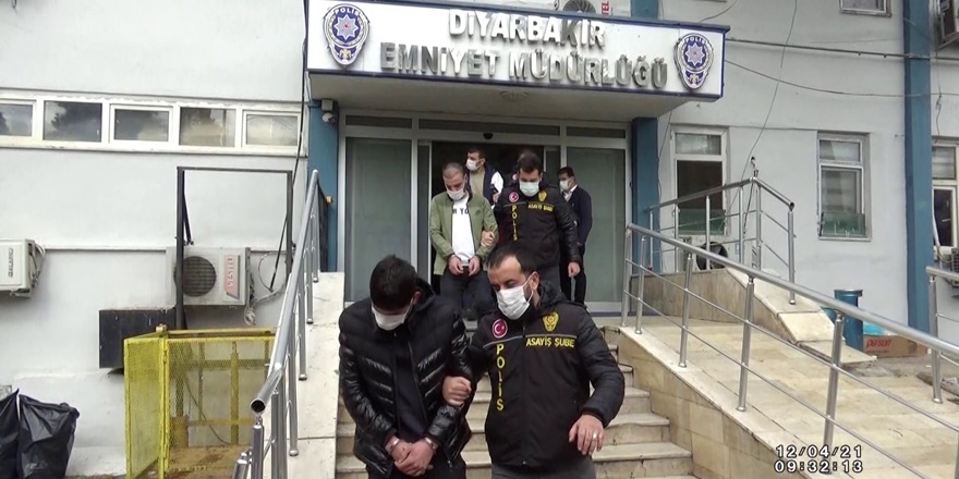 Diyarbakır’da 14 hırsızlık şüphelisinden 3’üne tutuklama
