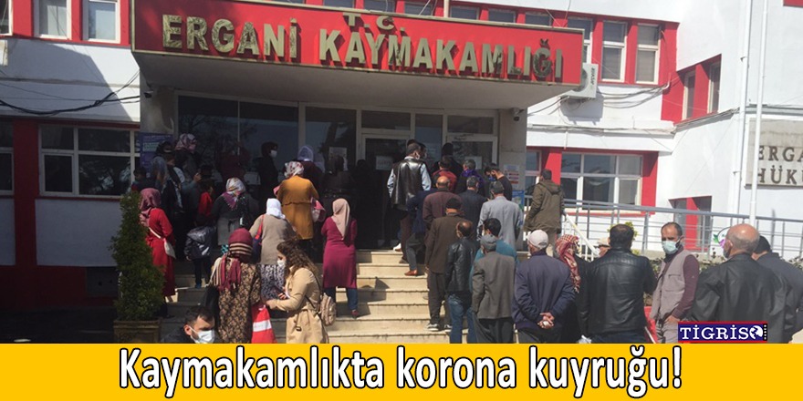 Kaymakamlıkta korona kuyruğu!