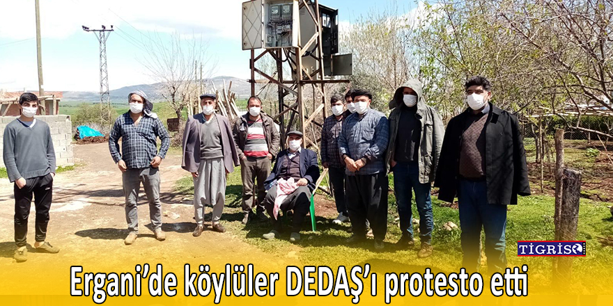 Ergani’de köylüler DEDAŞ’ı protesto etti