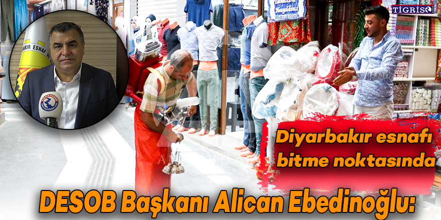 VİDEO - Diyarbakır esnafı bitme noktasında