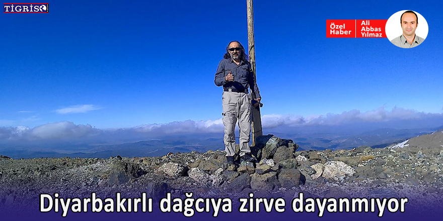VİDEO - Diyarbakırlı dağcıya zirve dayanmıyor